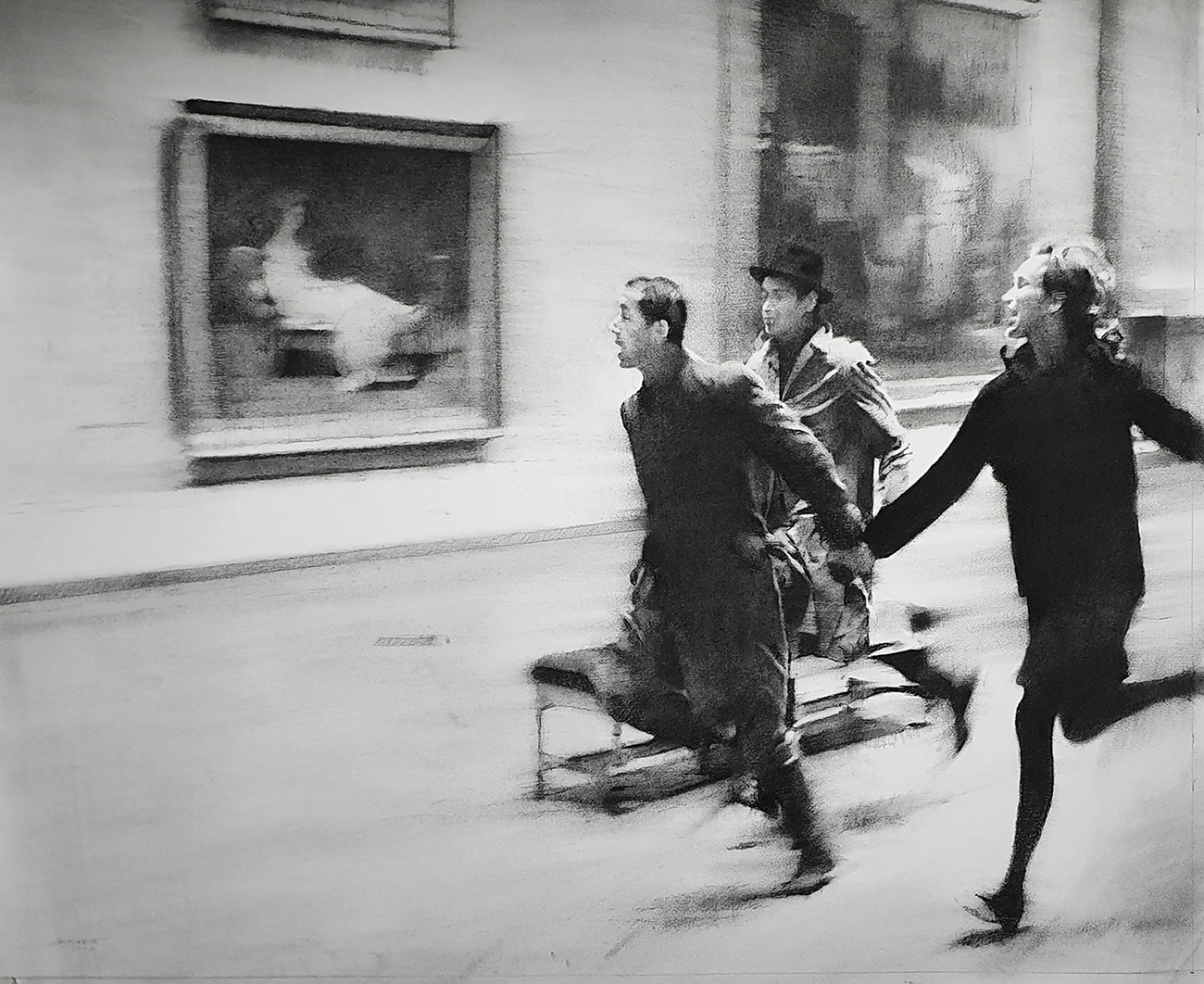 Au Louvre - The Race II erstellt 2016