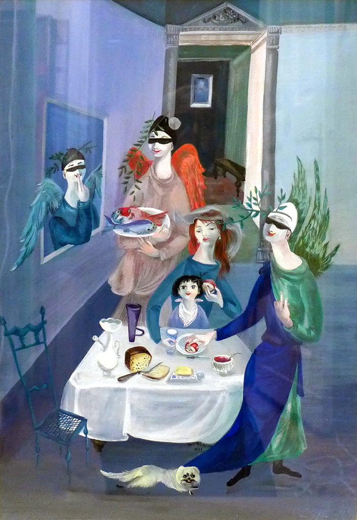 Frühstück mit Engeln erstellt 1954
